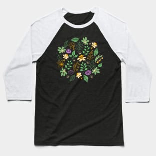 Spring floral pattern Baseball T-Shirt